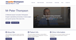 Desktop Screenshot of mrpeterthompson.co.uk