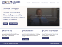 Tablet Screenshot of mrpeterthompson.co.uk